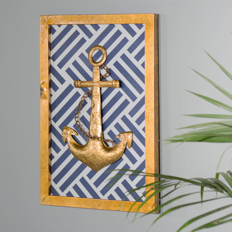 Beachcrest Home Nautical Vertical Metal Wall Décor & Reviews Wayfair